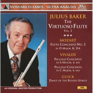 Julius Baker - Virtuoso Flute-Vol. 3  CD